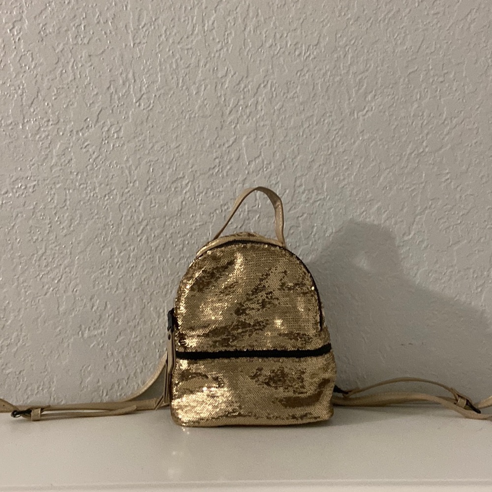 Steve Madden Golden Backpack